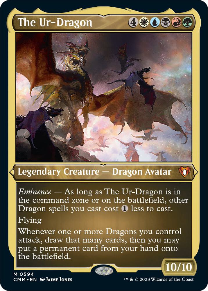 The Ur-Dragon (Foil Etched) card image