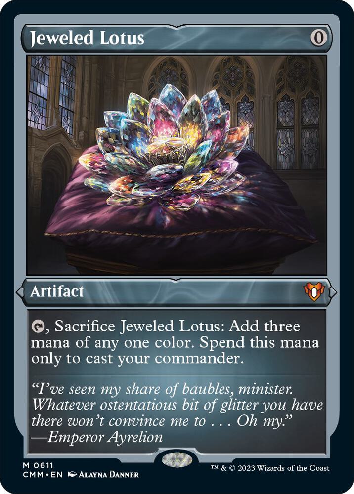 Jeweled Lotus (Foil Etched) card image