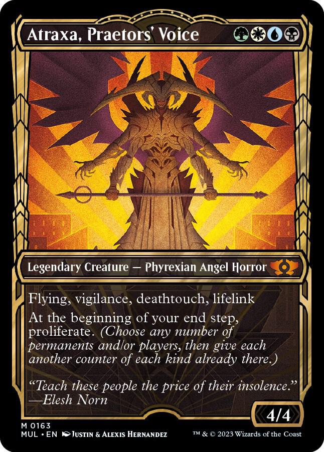 Atraxa, Praetors' Voice (Halo Foil) card image