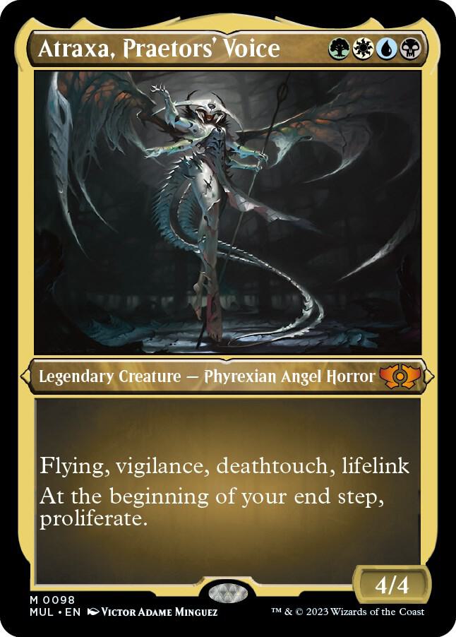 Atraxa, Praetors' Voice (Foil Etched) card image