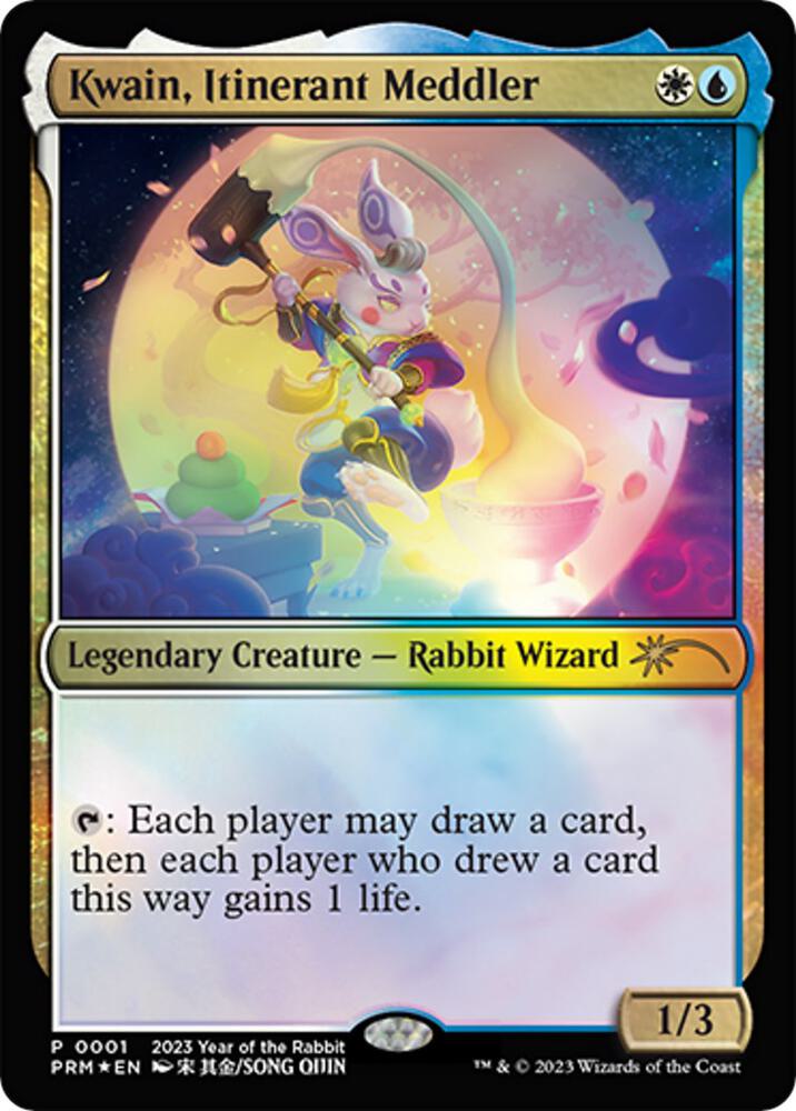 Kwain, Itinerant Meddler (Year of the Rabbit 2023) card image