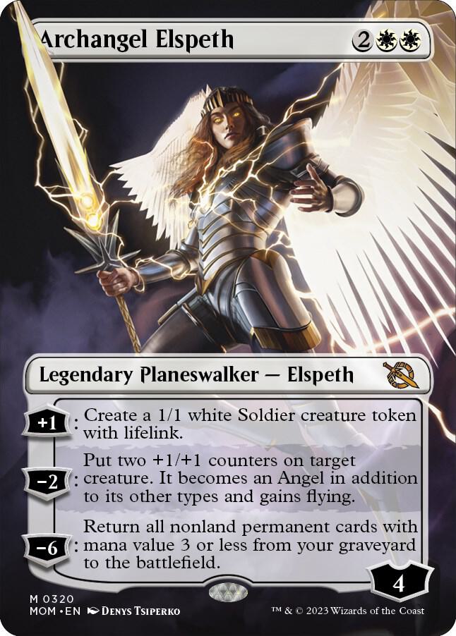 Archangel Elspeth (Borderless) card image