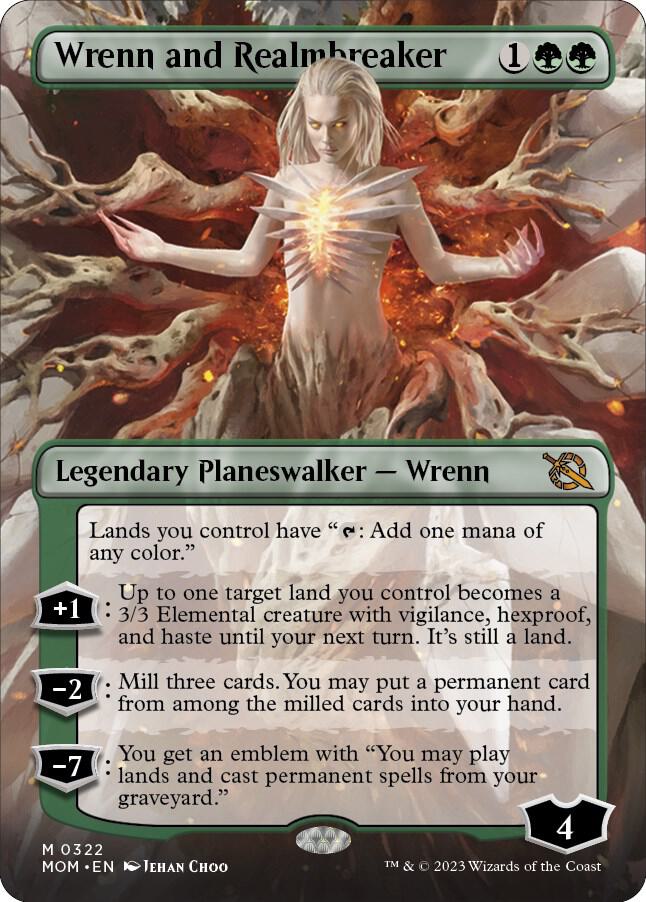 Wrenn and Realmbreaker (Borderless) card image