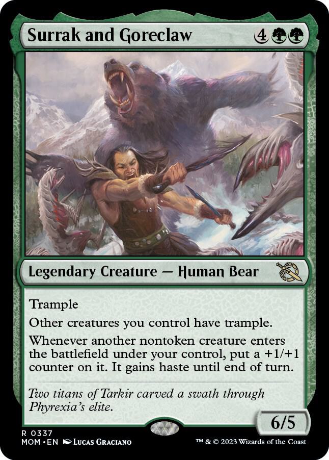 Surrak and Goreclaw card image