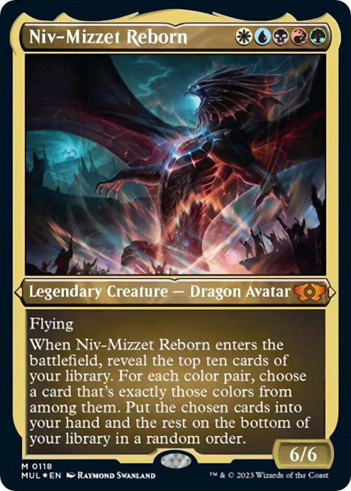 Niv-Mizzet Reborn (Foil Etched) card image
