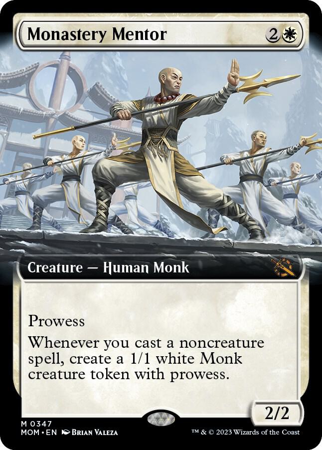 Monastery Mentor (Extended Art) card image