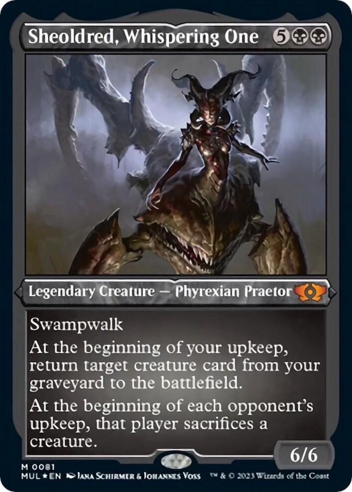 Sheoldred, Whispering One (Foil Etched) card image