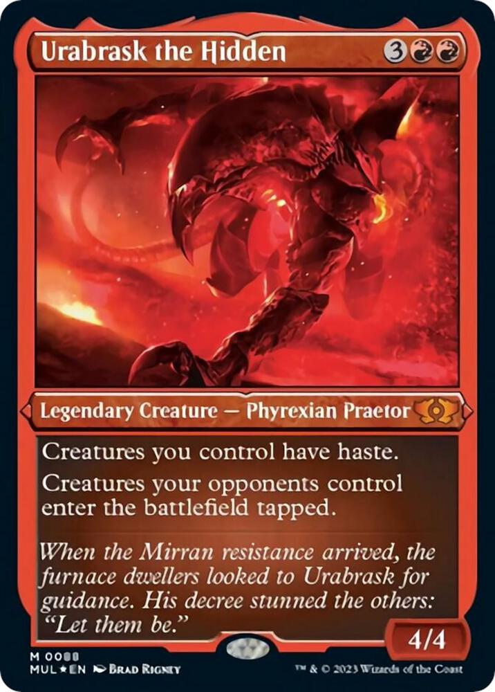 Urabrask the Hidden (Foil Etched) card image