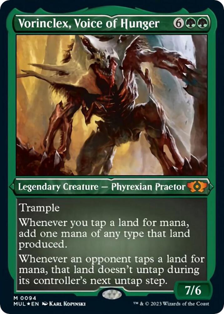 Vorinclex, Voice of Hunger (Foil Etched) card image