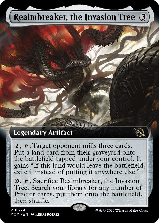 Realmbreaker, the Invasion Tree (Extended Art) card image