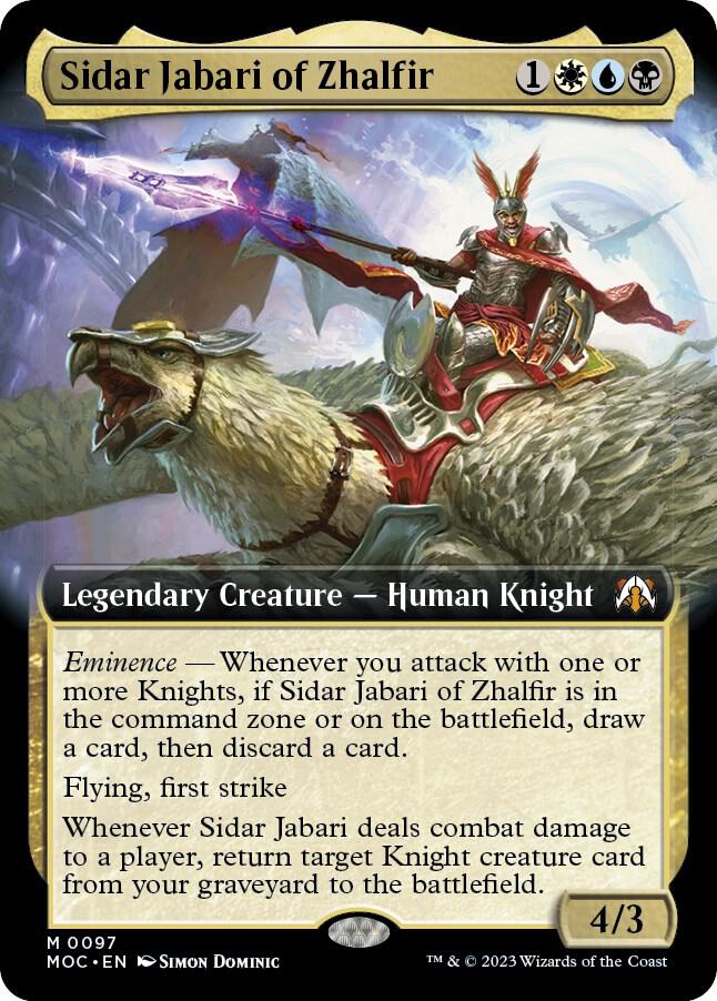 Sidar Jabari of Zhalfir (Extended Art) card image