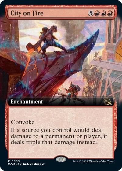 City on Fire (Extended Art) card image