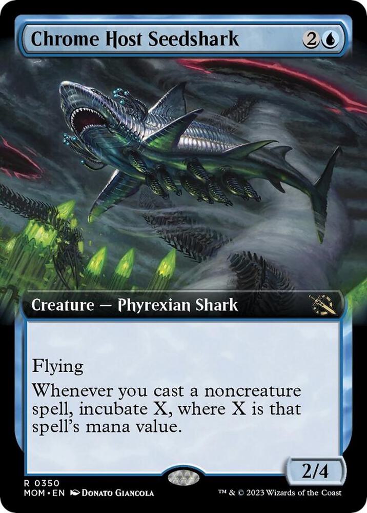 Chrome Host Seedshark (Extended Art) card image