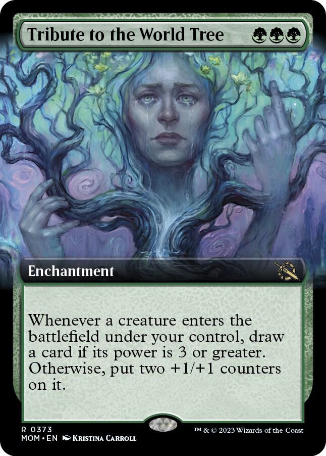 Tribute to the World Tree (Extended Art) card image