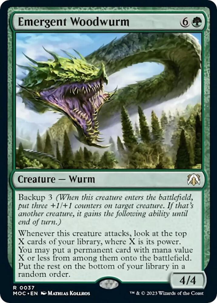 Emergent Woodwurm card image