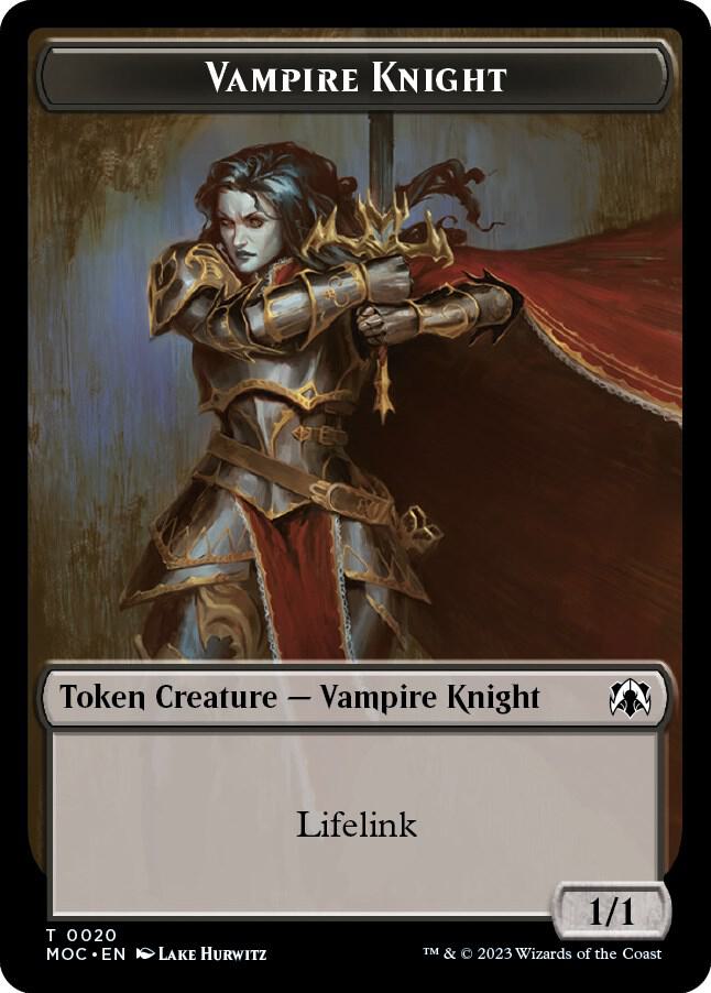 Vampire Knight // Soldier Double-sided Token card image