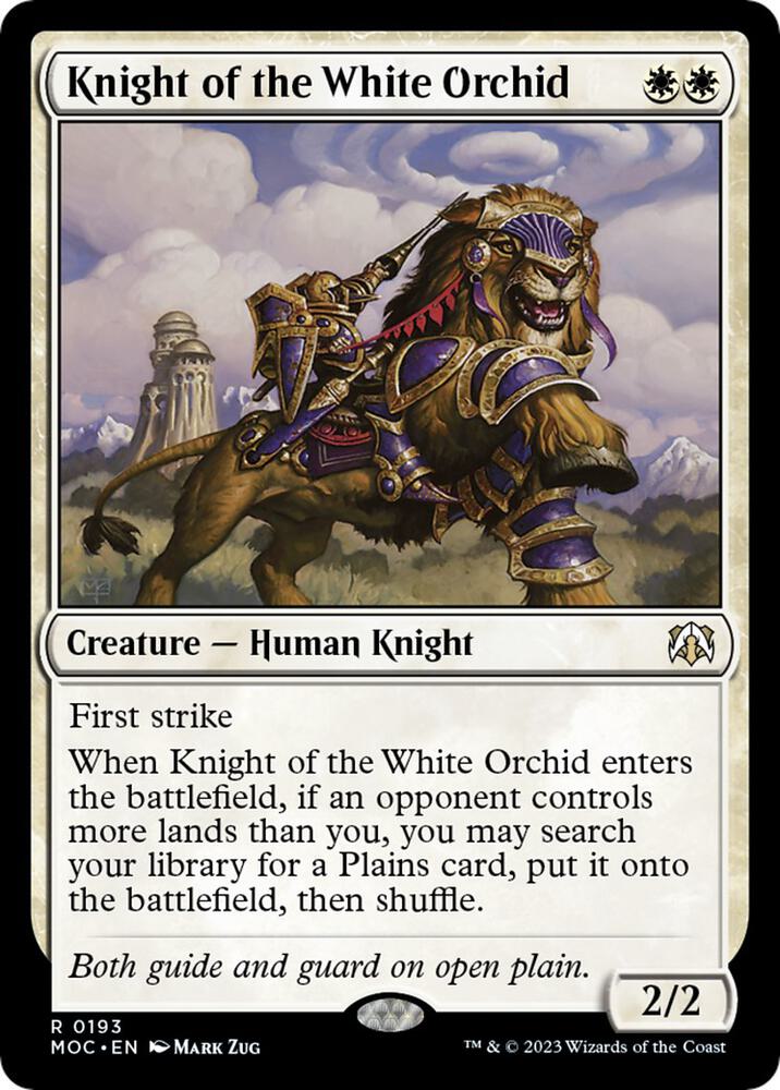 Knight of the White Orchid card image