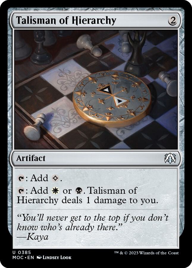 Talisman of Hierarchy card image