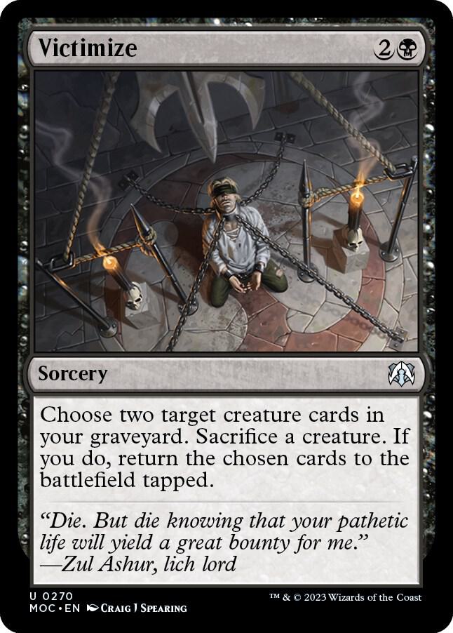 Victimize card image
