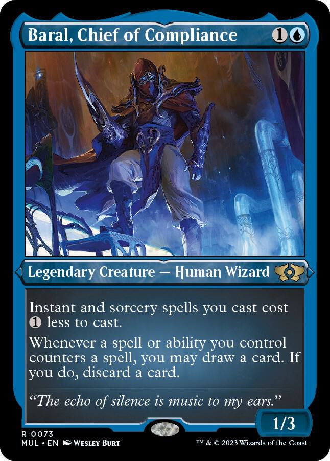 Baral, Chief of Compliance (Foil Etched) card image