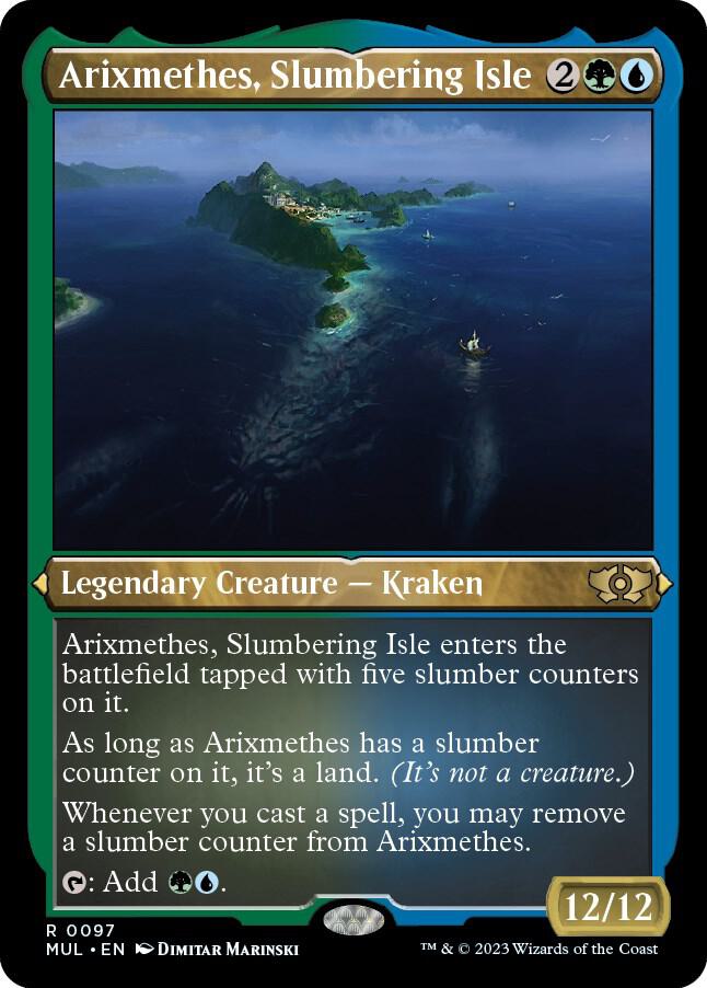 Arixmethes, Slumbering Isle (Foil Etched) card image
