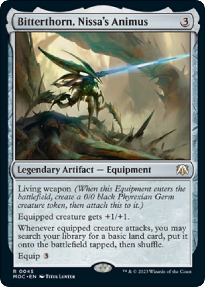 Bitterthorn, Nissa's Animus card image