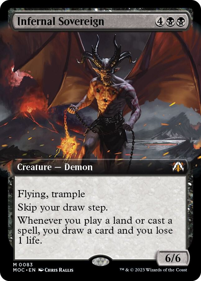 Infernal Sovereign (Extended Art) card image