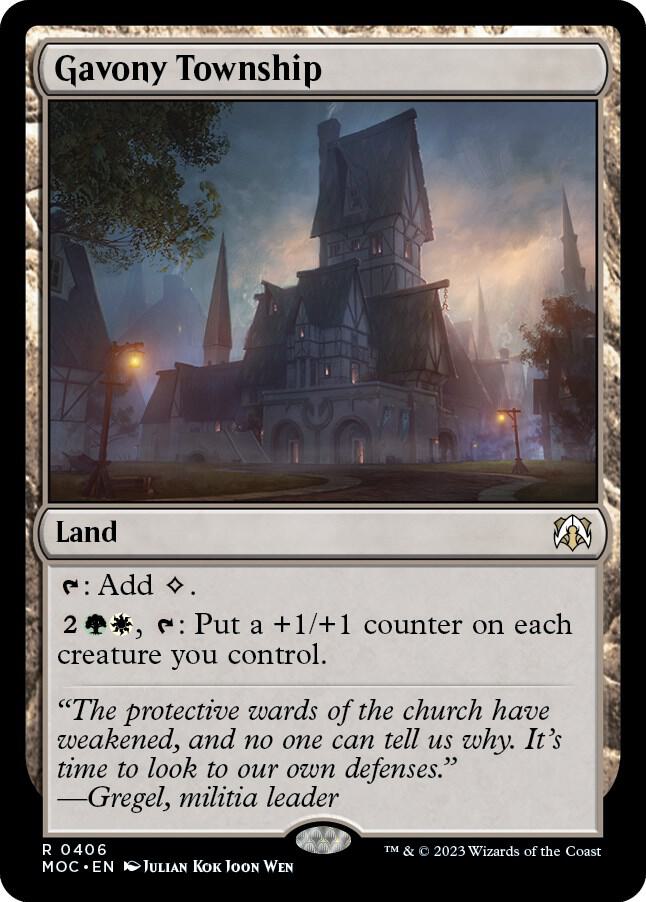 Gavony Township card image