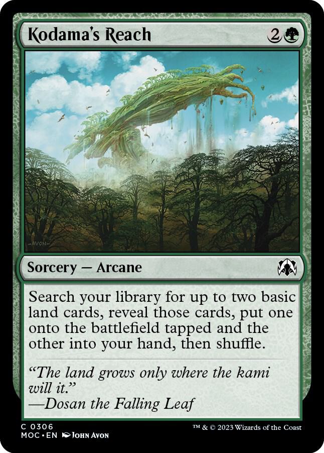 Kodama's Reach card image