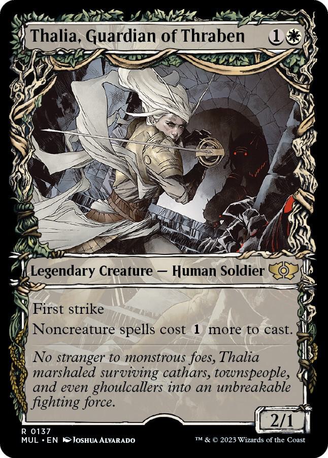Thalia, Guardian of Thraben (Halo Foil) card image