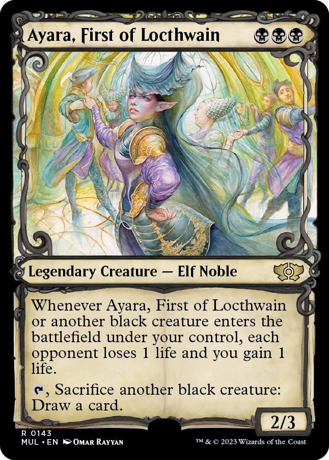 Ayara, First of Locthwain (Halo Foil) card image