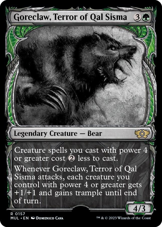 Goreclaw, Terror of Qal Sisma (Halo Foil) card image