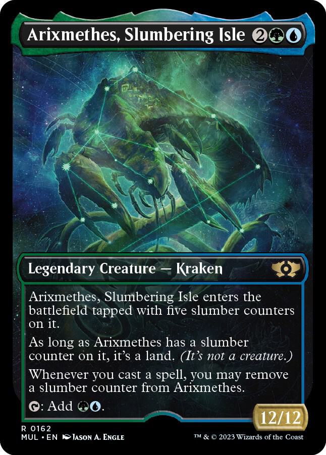 Arixmethes, Slumbering Isle (Halo Foil) card image