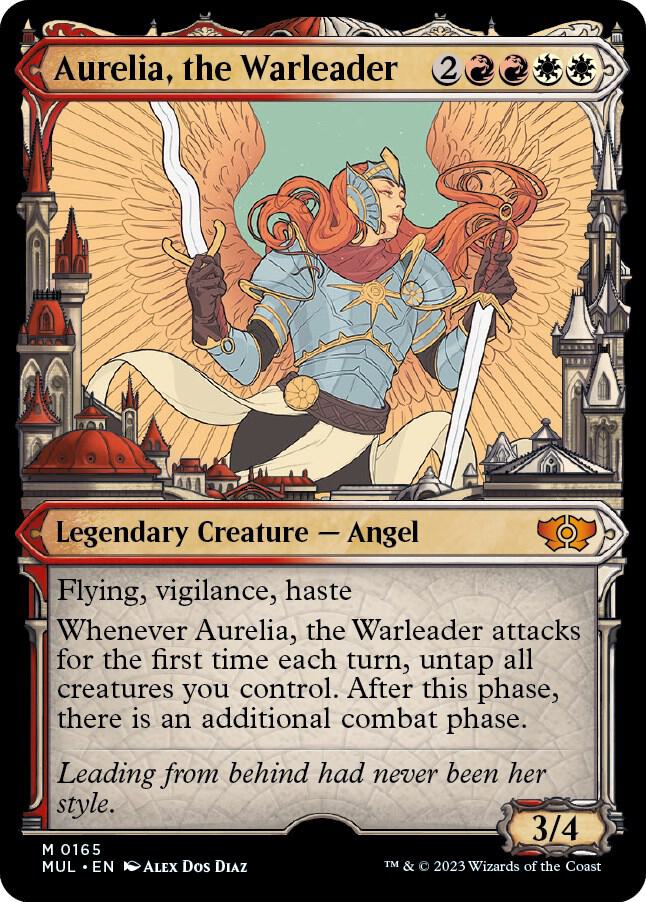 Aurelia, the Warleader (Halo Foil) card image
