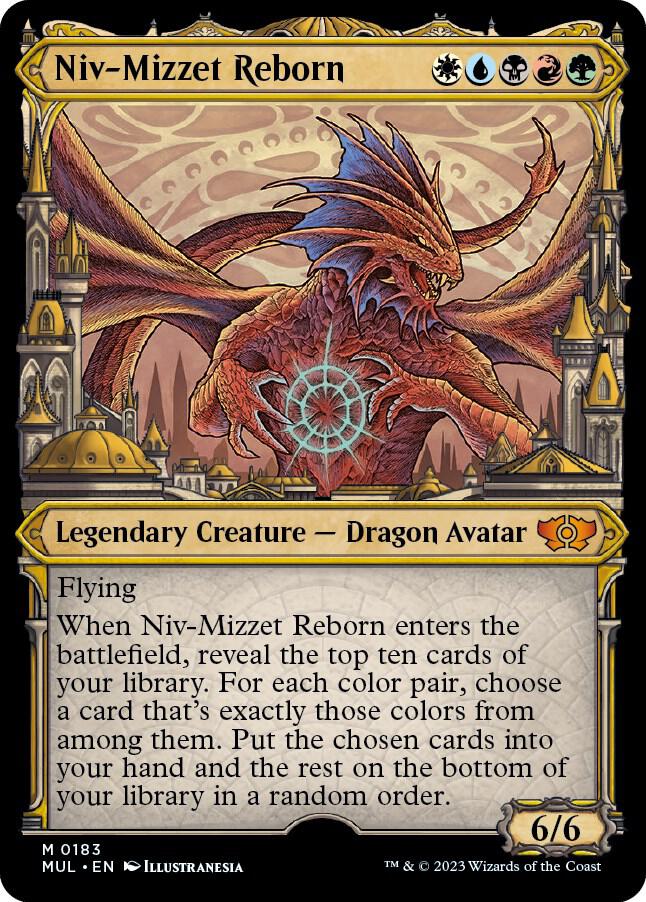 Niv-Mizzet Reborn (Halo Foil) card image