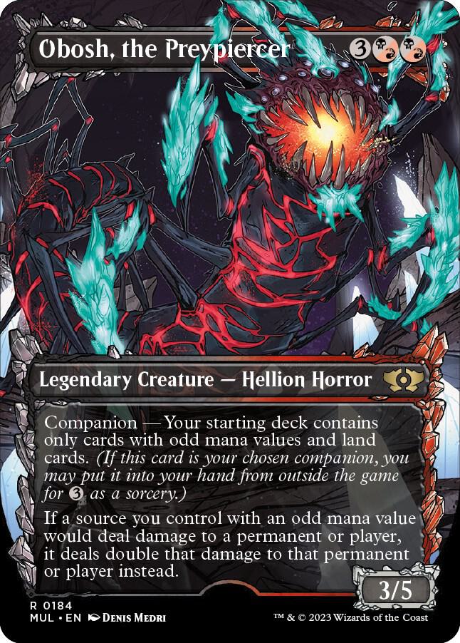Obosh, the Preypiercer (Halo Foil) card image