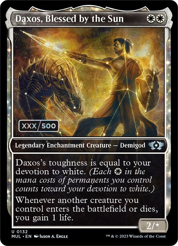 Daxos, Blessed by the Sun (Serial Numbered) card image