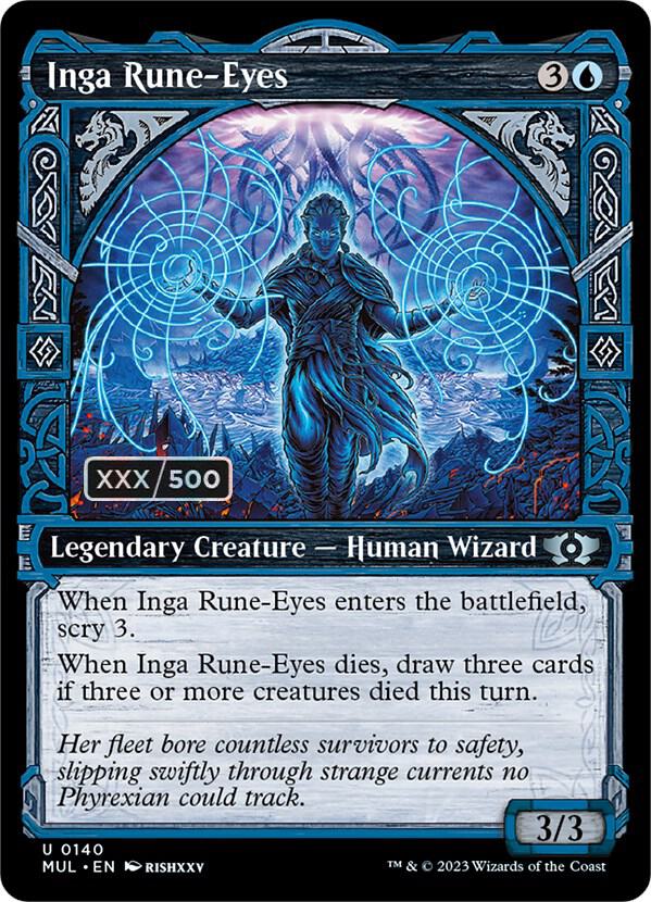 Inga Rune-Eyes (Serial Numbered) card image