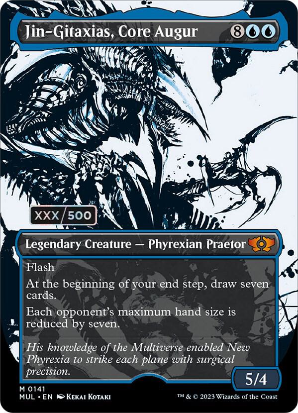 Jin-Gitaxias, Core Augur (Serial Numbered) card image