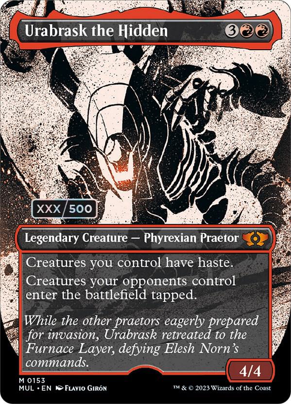 Urabrask the Hidden (Serial Numbered) card image