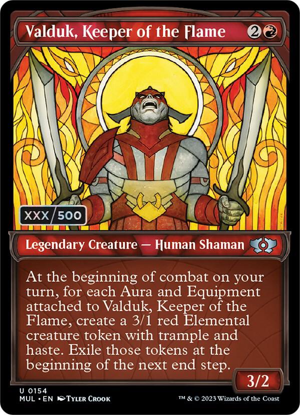 Valduk, Keeper of the Flame (Serial Numbered) card image