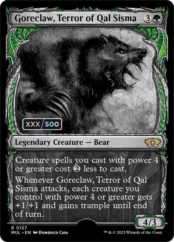 Goreclaw, Terror of Qal Sisma (Serial Numbered) card image