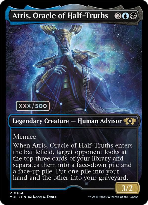 Atris, Oracle of Half-Truths (Serial Numbered) card image