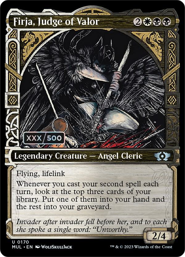 Firja, Judge of Valor (Serial Numbered) card image