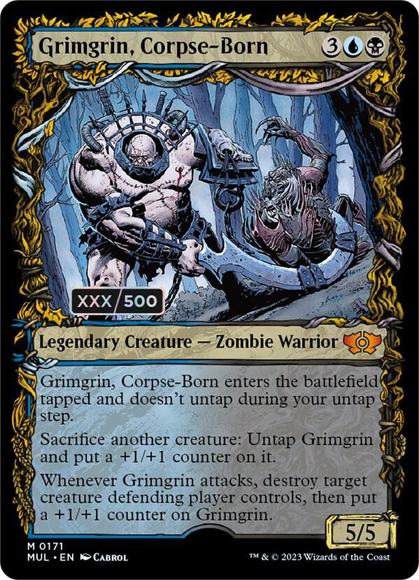 Grimgrin, Corpse-Born (Serial Numbered) card image