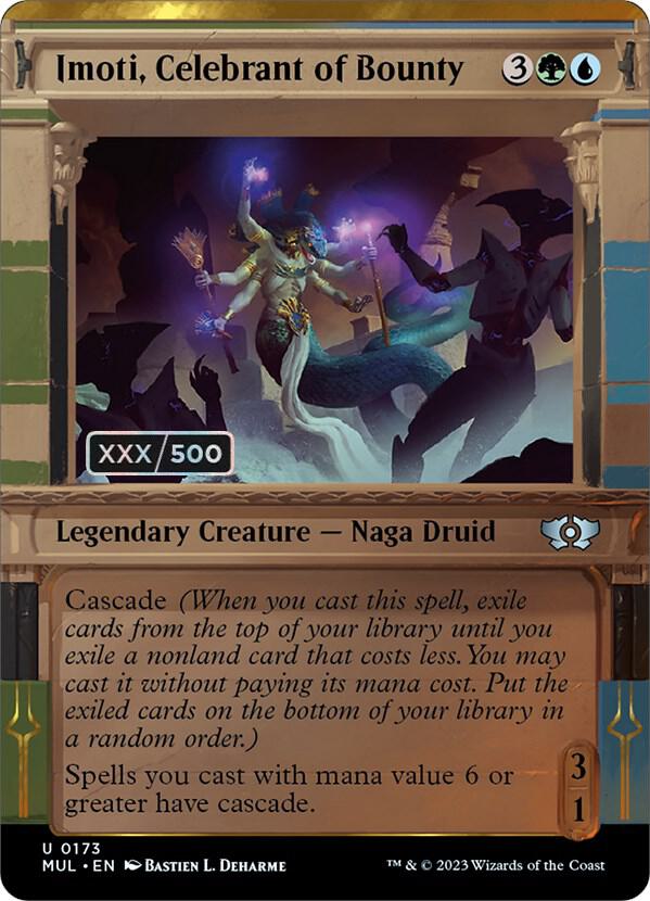 Imoti, Celebrant of Bounty (Serial Numbered) card image