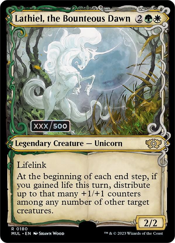 Lathiel, the Bounteous Dawn (Serial Numbered) card image