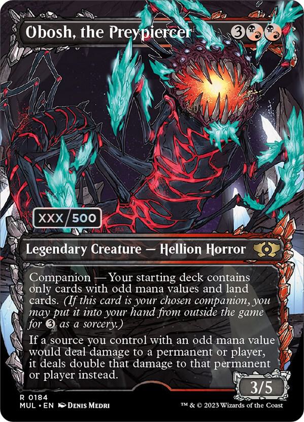 Obosh, the Preypiercer (Serial Numbered) card image