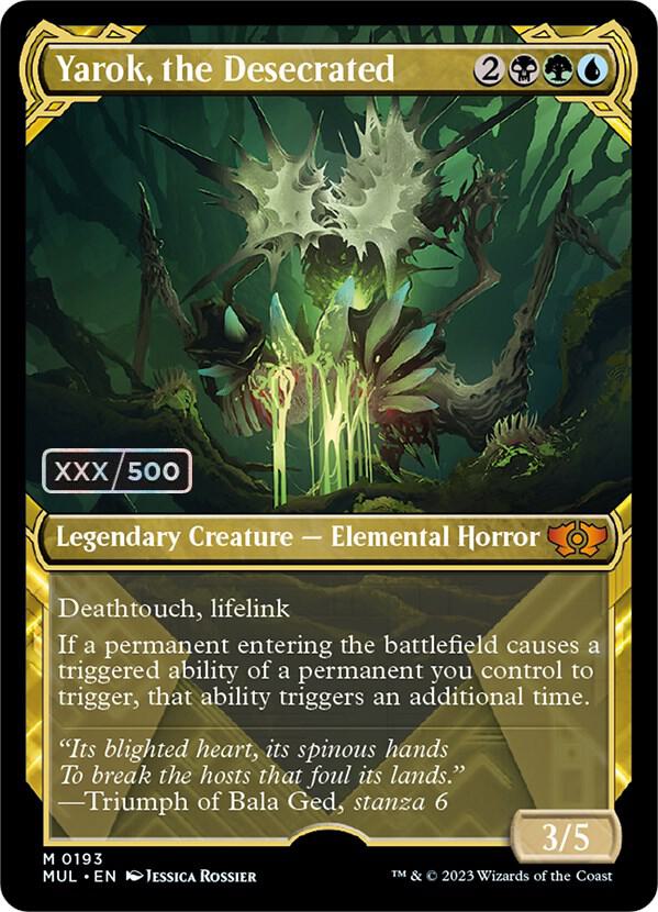 Yarok, the Desecrated (Serial Numbered) card image