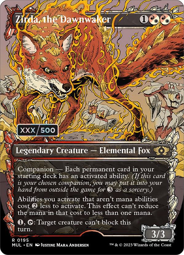 Zirda, the Dawnwaker (Serial Numbered) card image